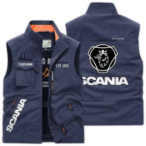 Scania Gift For Truckers Exclusive Logo Outdoor Vest BLT16225SCA