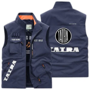 Tatra Trucks Gift For Truckers Exclusive Logo Outdoor Vest BLT16225TT