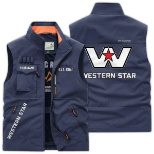 Western Star Gift For Truckers Exclusive Logo Outdoor Vest BLT16225WS