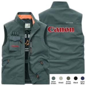 Canon Photography Videography Exclusive Logo Outdoor Vest BLPV9924ACNOSV
