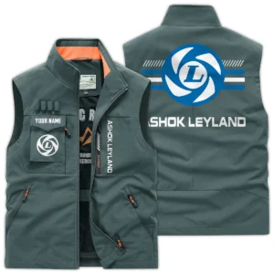 Ashok Leyland Gift For Truckers Exclusive Logo Outdoor Vest BLT14225AL
