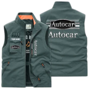 Autocar Trucks Gift For Truckers Exclusive Logo Outdoor Vest BLT14225ATC