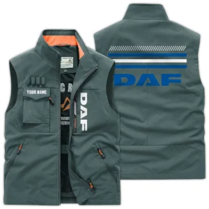 DAF Trucks Gift For Truckers Exclusive Logo Outdoor Vest BLT14225DAF
