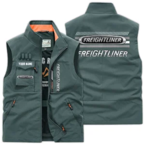 Freightliner Gift For Truckers Exclusive Logo Outdoor Vest BLT14225FRE