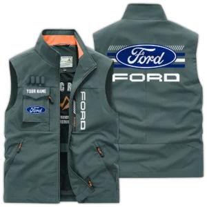Ford Trucks Gift For Truckers Exclusive Logo Outdoor Vest BLT14225FT