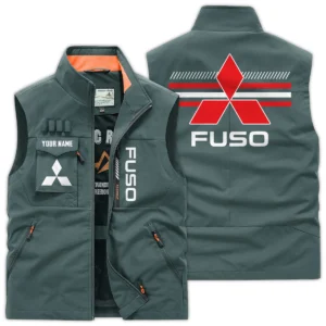Fuso Gift For Truckers Exclusive Logo Outdoor Vest BLT14225FUS