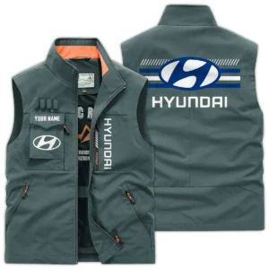 Hyundai Trucks Gift For Truckers Exclusive Logo Outdoor Vest BLT14225HD