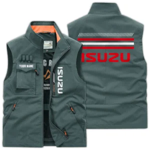 Isuzu Trucks Gift For Truckers Exclusive Logo Outdoor Vest BLT14225ISZ