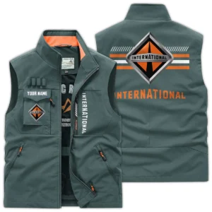 International Trucks Gift For Truckers Exclusive Logo Outdoor Vest BLT14225IT