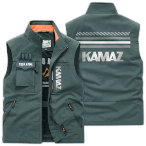 Kamaz Gift For Truckers Exclusive Logo Outdoor Vest BLT14225KMZ