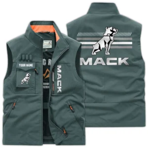 Mack Trucks Gift For Truckers Exclusive Logo Outdoor Vest BLT14225MT