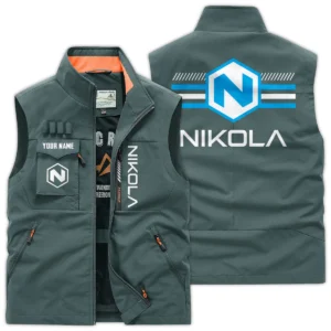 Nikola Gift For Truckers Exclusive Logo Outdoor Vest BLT14225NKL