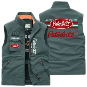 Peterbilt Gift For Truckers Exclusive Logo Outdoor Vest BLT14225PTB