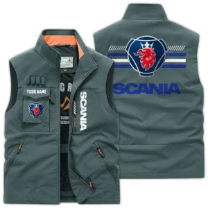 Scania Gift For Truckers Exclusive Logo Outdoor Vest BLT14225SCA