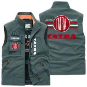 Tatra Trucks Gift For Truckers Exclusive Logo Outdoor Vest BLT14225TT