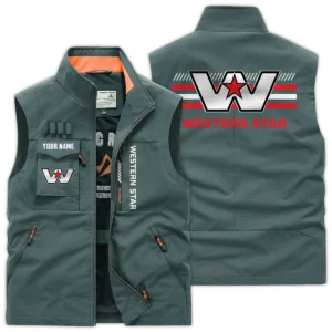 Western Star Gift For Truckers Exclusive Logo Outdoor Vest BLT14225WS
