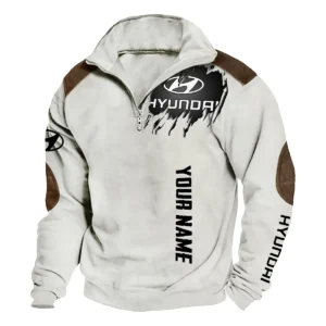Hyundai Trucks Gift For Truckers Exclusive Logo Tactical Quarter-Zip Sweatshirt BLT6225HD
