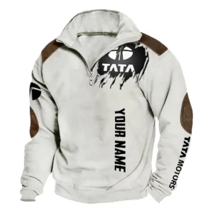 Tata Motors Gift For Truckers Exclusive Logo Tactical Quarter-Zip Sweatshirt BLT6225TM