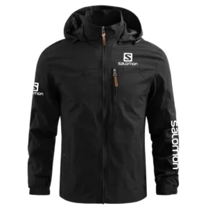 Salomon Outdoor Clothing Brand Exclusive Logo Waterproof Outdoor Jacket BLBR91224A2SLM