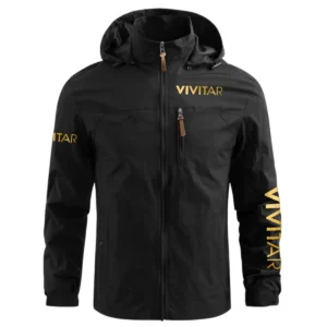 Vivitar Photography Videography Exclusive Logo Waterproof Outdoor Jacket BLPT141024A1VVTWOJ