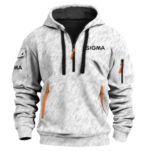 Sigma Photography Videography Exclusive Logo Fashion Hoodie Half Zipper BLPT10225SM