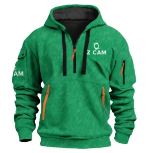 Z Cam Photography Videography Exclusive Logo Fashion Hoodie Half Zipper BLPT10225ZC