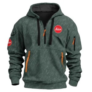 Leica Photography Videography Exclusive Logo Fashion Hoodie Half Zipper BLPT10225LC