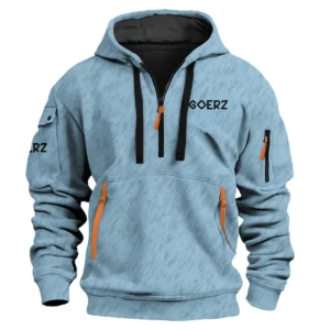 Goerz Optical Photography Videography Exclusive Logo Fashion Hoodie Half Zipper BLPT10225GRZ