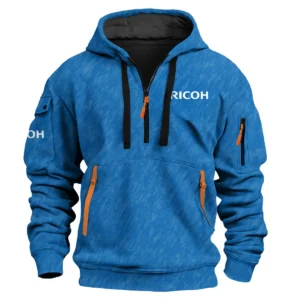 Ricoh Photography Videography Exclusive Logo Fashion Hoodie Half Zipper BLPT10225RC