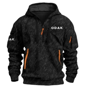 Kodak Photography Videography Exclusive Logo Fashion Hoodie Half Zipper BLPT10225KD
