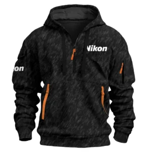 Nikon Photography Videography Exclusive Logo Fashion Hoodie Half Zipper BLPT10225NK
