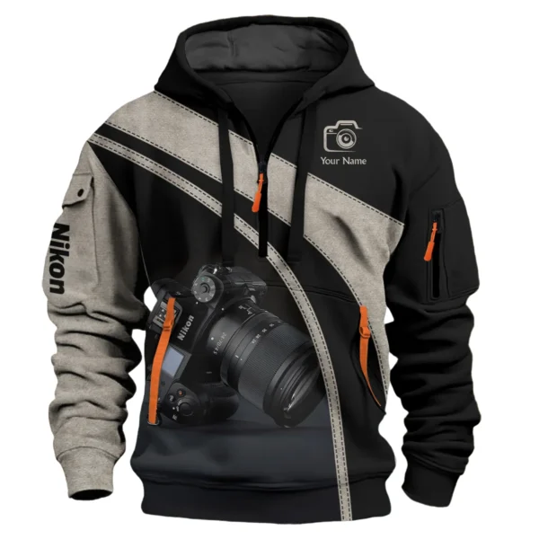 Nikon Special Release Hoodie Half Zip All Over Prints BLPT1225A2NK
