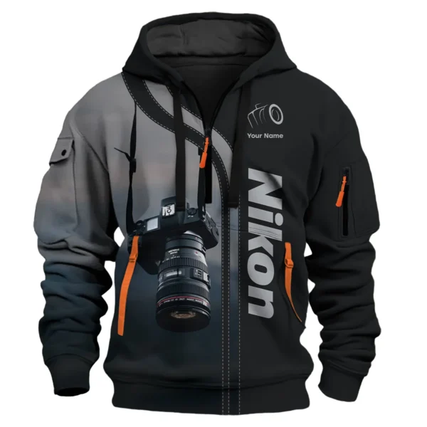 Nikon Special Release Hoodie Half Zip All Over Prints BLPT1225A3NK