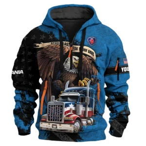 Scania Gift For Truckers Exclusive Logo Hoodie Half Zip BLT11225A3SCA3HZ