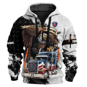 Scania Gift For Truckers Exclusive Logo Hoodie Half Zip BLT11225A7SCA3HZ