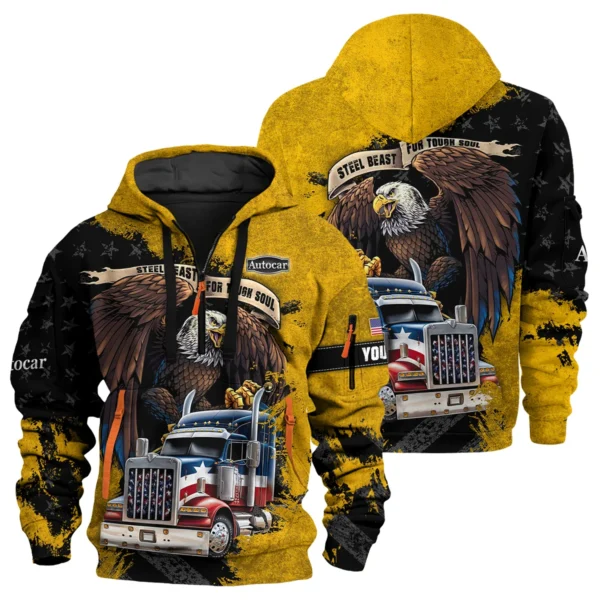 Autocar Trucks Gift For Truckers Exclusive Logo Hoodie Half Zip BLT11225A2ATC3HZ