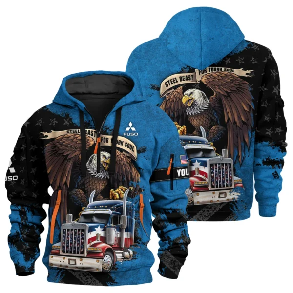 Fuso Gift For Truckers Exclusive Logo Hoodie Half Zip BLT11225A3FUS3HZ