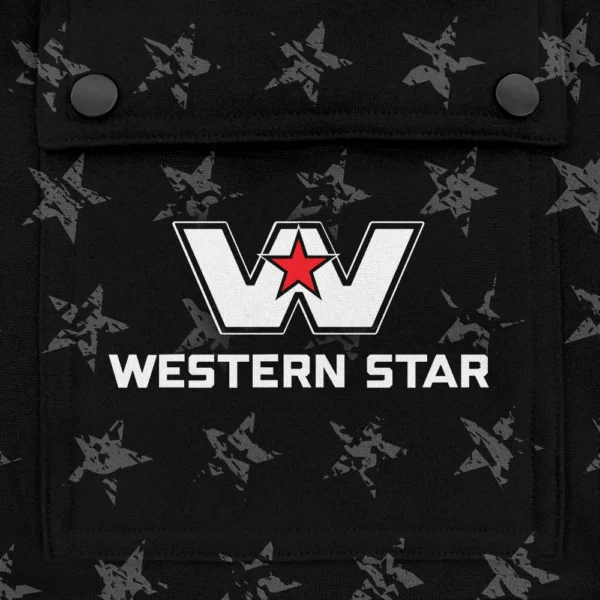 Western Star Gift For Truckers Exclusive Logo Hoodie Half Zip BLT11225A8WS3HZ