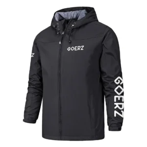 Goerz Optical Photography Videography Exclusive Logo Waterproof Windbreaker Jacket BLPT31124A1GRZWWJ