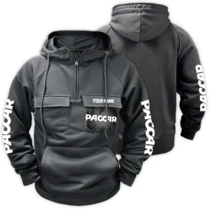 Paccar Gift For Truckers Exclusive Logo Tactical Quarter Zip Hoodie BLT3225PAC