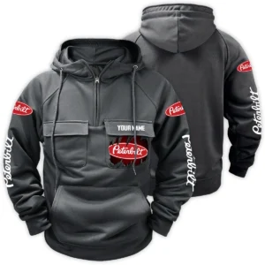 Peterbilt Gift For Truckers Exclusive Logo Tactical Quarter Zip Hoodie BLT3225PTB