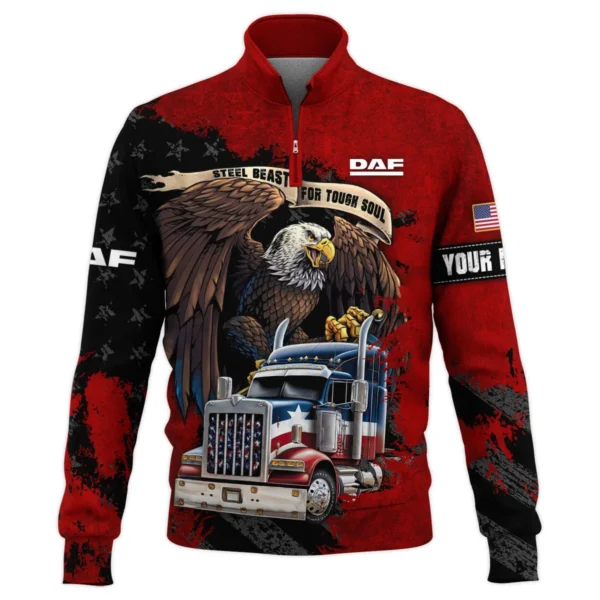 DAF Trucks Gift For Truckers Quarter-Zip Jacket All Over Prints BLT11225A1DAFQTZ