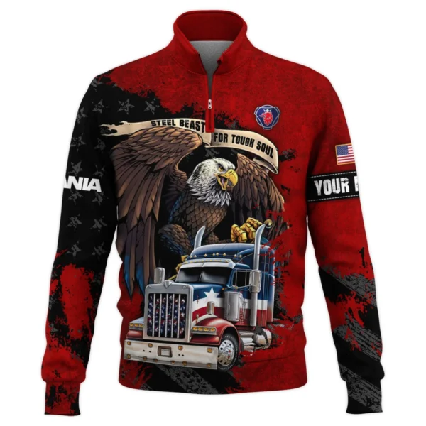 Scania Gift For Truckers Quarter-Zip Jacket All Over Prints BLT11225A1SCAQTZ