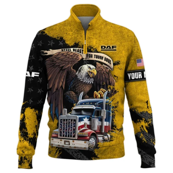 DAF Trucks Gift For Truckers Quarter-Zip Jacket All Over Prints BLT11225A2DAFQTZ