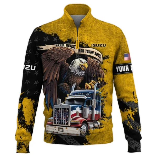 Isuzu Trucks Gift For Truckers Quarter-Zip Jacket All Over Prints BLT11225A2ISZQTZ
