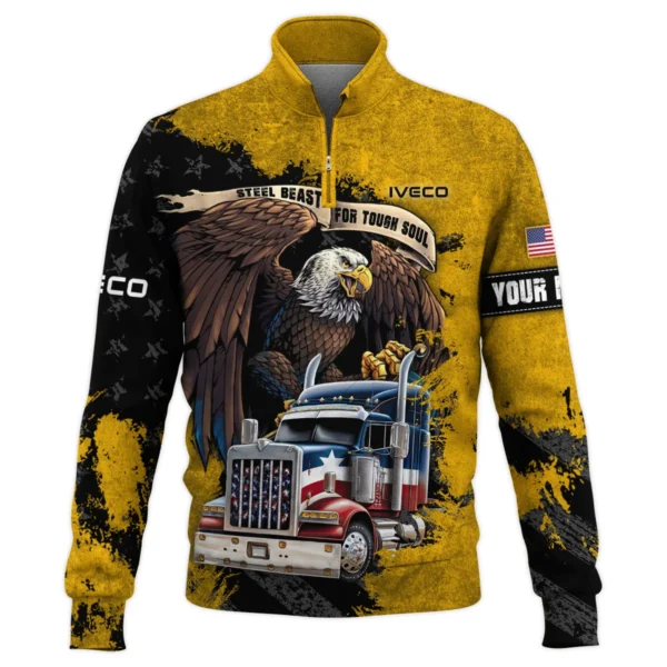 Iveco Gift For Truckers Quarter-Zip Jacket All Over Prints BLT11225A2IVCQTZ