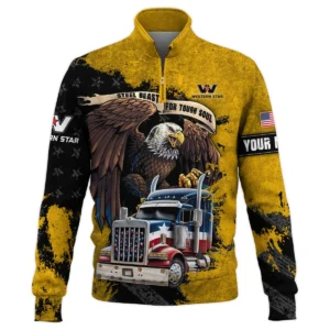 Western Star Gift For Truckers Quarter-Zip Jacket All Over Prints BLT11225A2WSQTZ