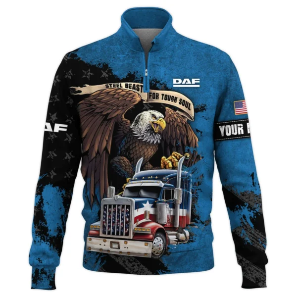 DAF Trucks Gift For Truckers Quarter-Zip Jacket All Over Prints BLT11225A3DAFQTZ