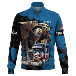 Iveco Gift For Truckers Quarter-Zip Jacket All Over Prints BLT11225A3IVCQTZ