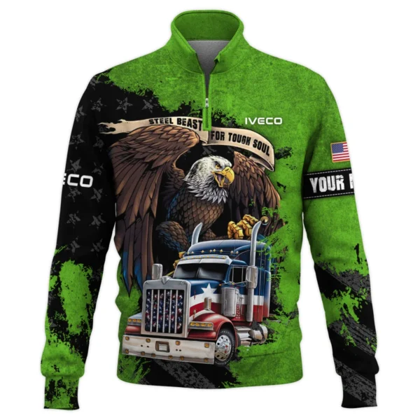 Iveco Gift For Truckers Quarter-Zip Jacket All Over Prints BLT11225A4IVCQTZ